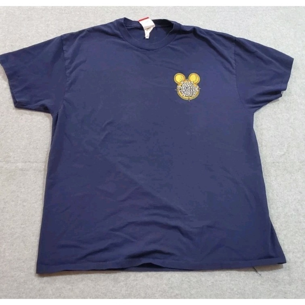 VNTG Mickey Inc. Walt Disney World WDW,‎ Blue T-Shirt, Size XL